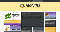 Desktop Screenshot of frontierhigh.us